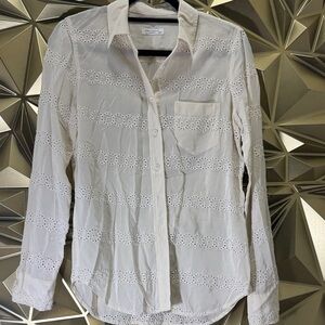 Equipment Cream Button-Up Shirt